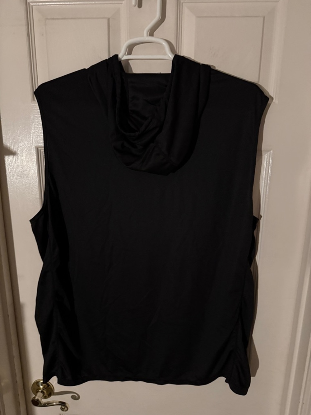 Neleus Black Sleeveless 3XL Athletic Hoodie - Picture 2 of 3